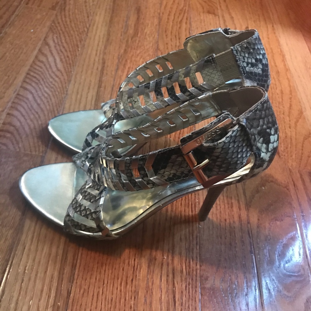 Guess Snakeskin High Heels